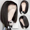 13x4 Straight Bob Brazilian Human Hair 200 Density Wig