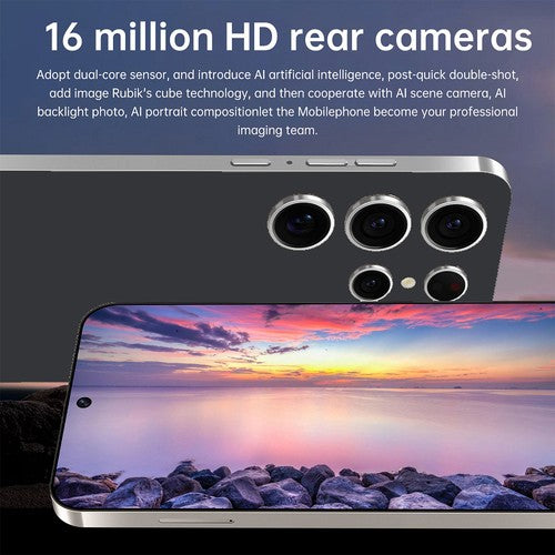 24 Unlocked Phone Smartphone 4inch 128GB Android14.0 6.8inch 6800mAh 5G